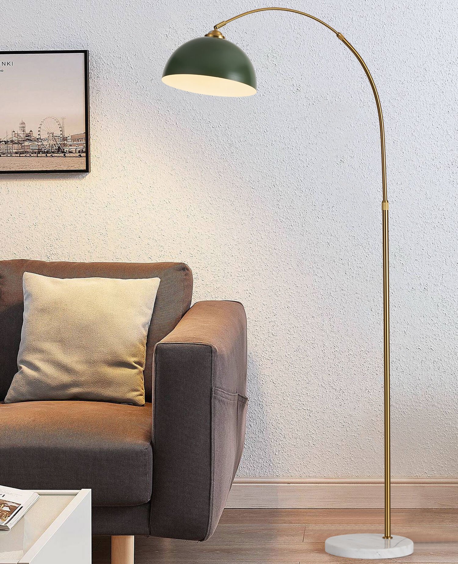 Jude Yeşil Başlıklı Deve Boynu Lambader