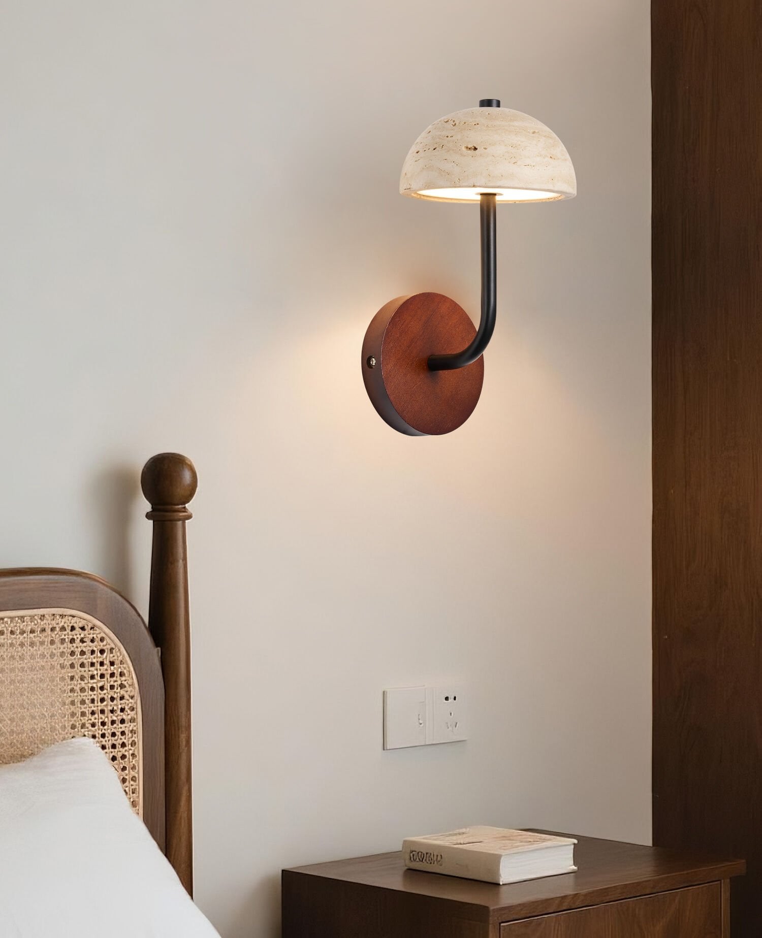 Owen Traverten Mermer Desenli Ledli Aplik