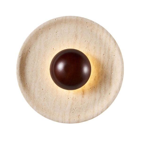 Lille Traverten Mermer Desenli Ledli Aplik