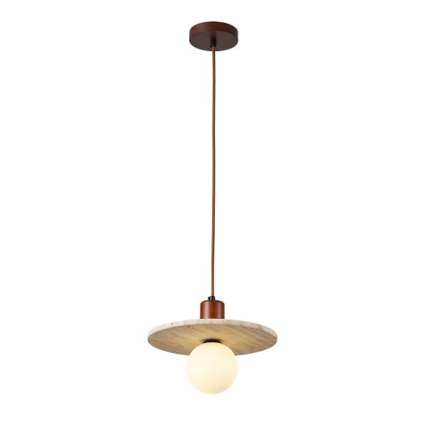 Maude Traverten Mermer Desenli Sarkıt Avize