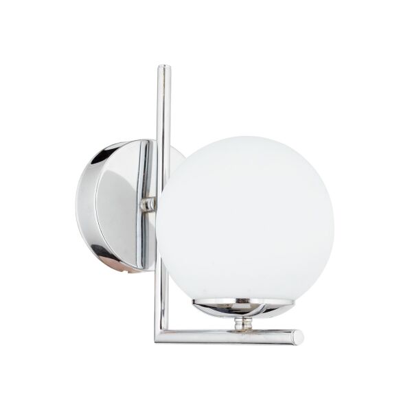 Sara Krom Kaplama Duvar Lambası Yatak Odası-Yatak Başı-Banyo İçin Modern Aplik