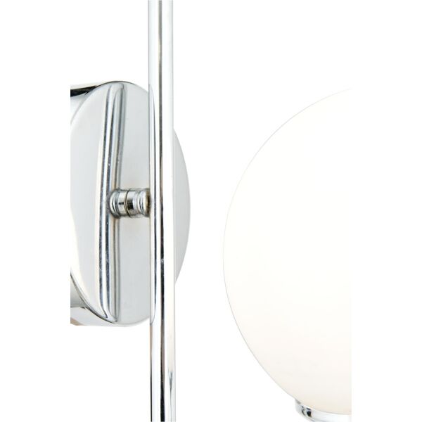 Sara Krom Kaplama Duvar Lambası Yatak Odası-Yatak Başı-Banyo İçin Modern Aplik