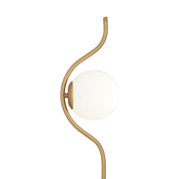 Zeyna Eskitme Boyalı Beyaz camlı Modern Tasarım Salon-Oturma Odası-Yatak Odası Abajur