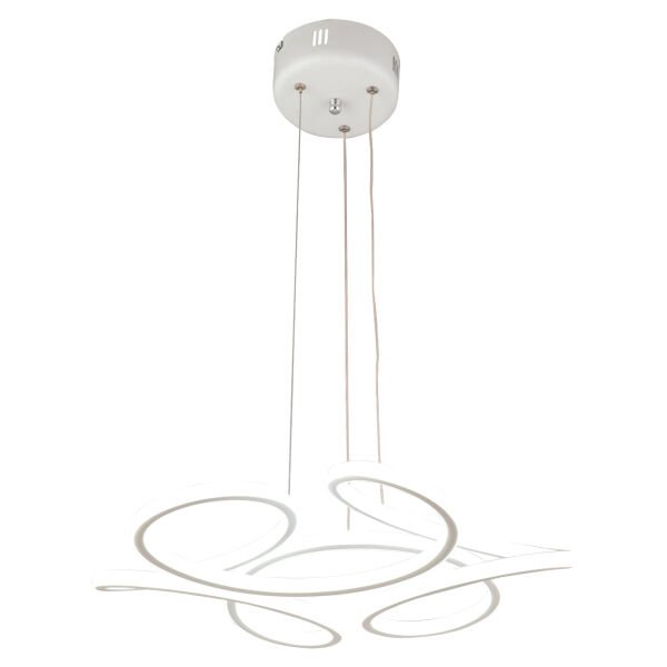 Aldo Beyaz Sarkıt 140 Watt Sarkıt 3 Renkli Ledli Modern Mutfak Banyo Led Salon Sarkıt Avize