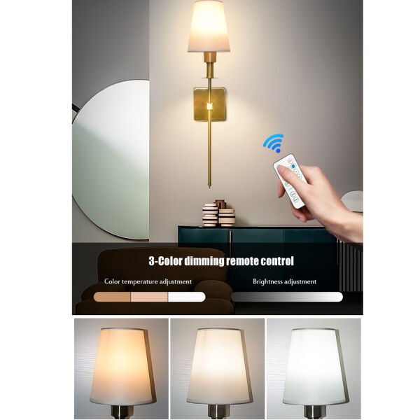 Blair Renkli Taşınabilir Mıknatıslı Bağlantı Gerektirmeyen Şarjlı Lamba USB Girişli RGB Kumandalı Ampul