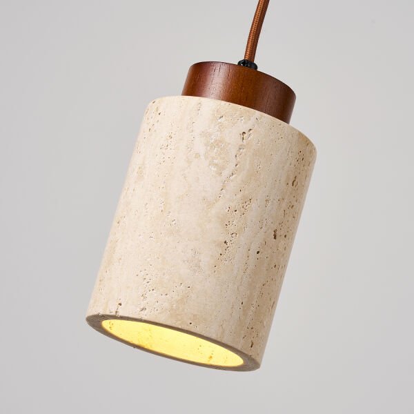 Nomi Traverten Mermer Desenli Sarkıt Avize