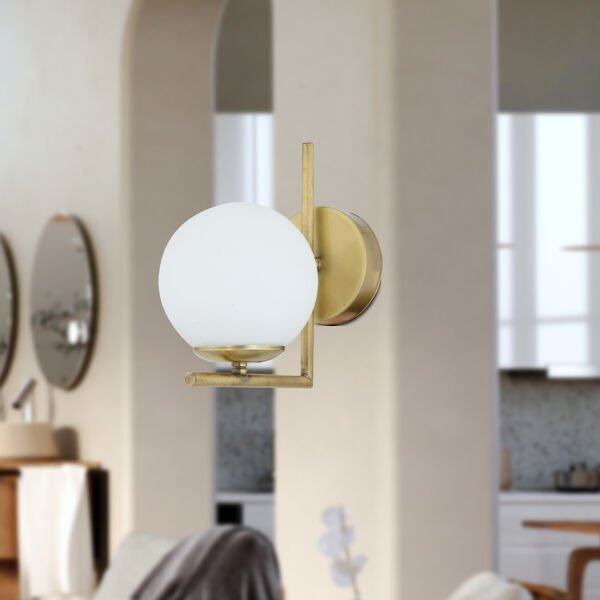 Sara Eskitme Duvar Lambası Yatak Odası-Yatak Başı-Banyo İçin Modern Aplik