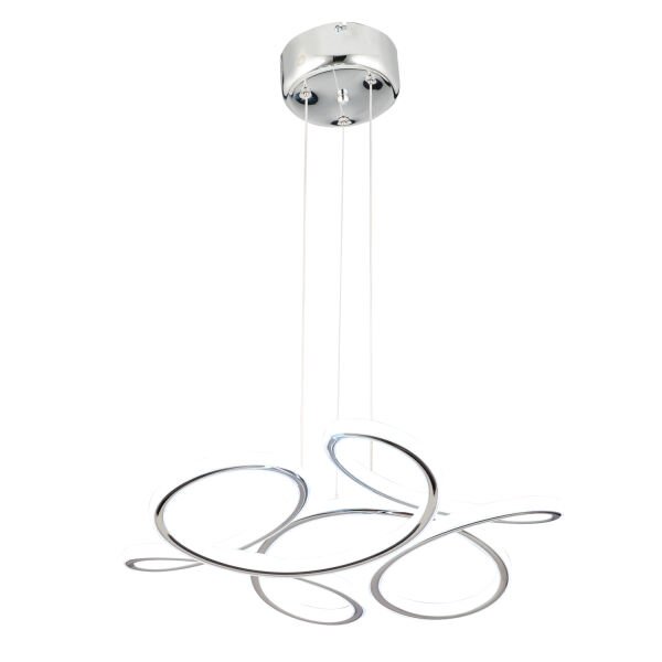 Aldo Krom Sarkıt 140 Watt Sarkıt 3 Renkli Ledli Modern Mutfak Banyo Led Salon Sarkıt Avize