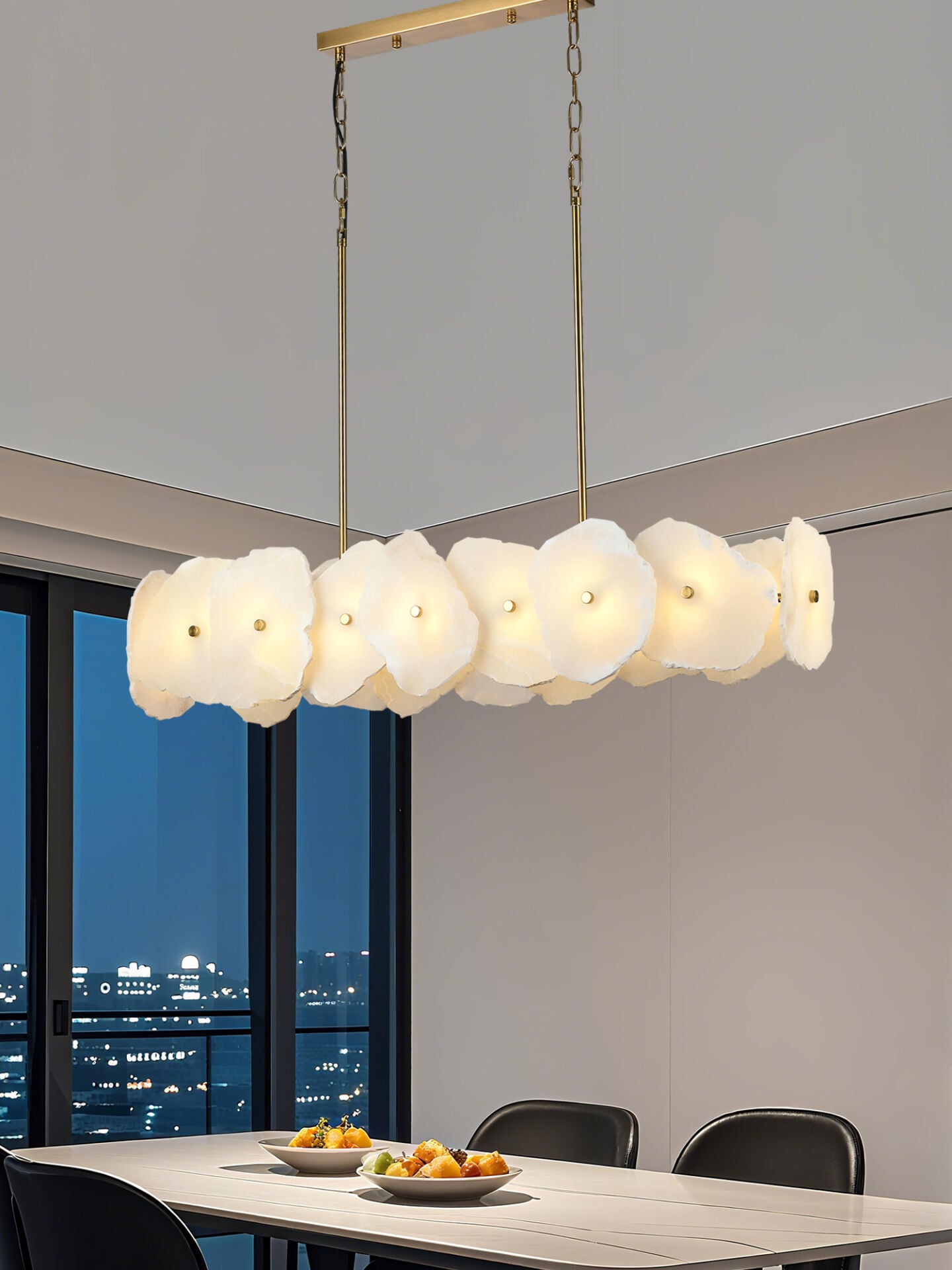 Harlow Sıralı 48 Watt Gold Ledli Avize