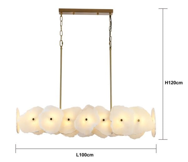 Harlow Sıralı 48 Watt Gold Ledli Avize